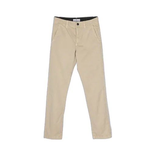 Compass-Motif Straight-Leg Trousers