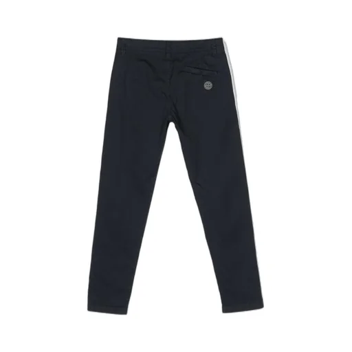 Stone Island Junior Compass Patch Straight-Leg Trousers