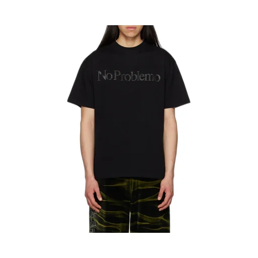 Aries No Problemo Printed Crewneck T-Shirt