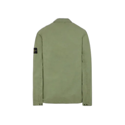 Logo-Patch Shirt Jacket