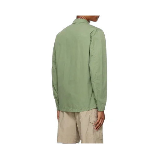 Logo-Patch Shirt Jacket