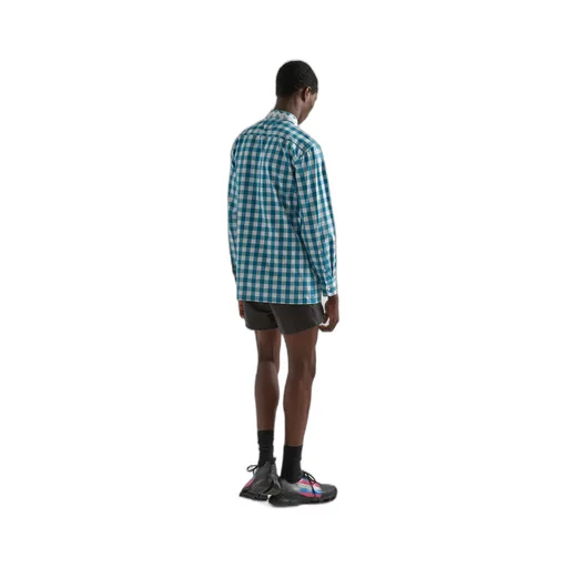 Prada Check-Printed Buttoned Shirt