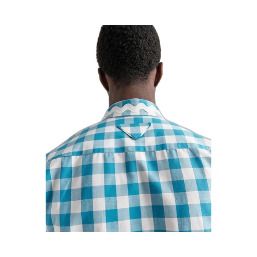 Prada Check-Printed Buttoned Shirt