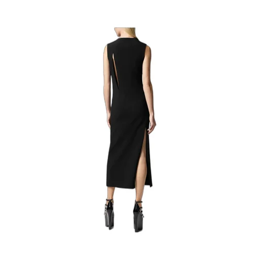 Versace Cut-Out Sleeveless Midi Dress