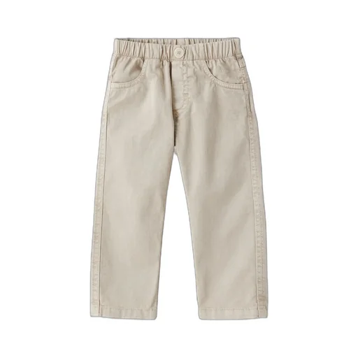 Slim Elasticated-Waistband Trousers