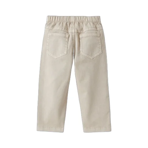 Slim Elasticated-Waistband Trousers