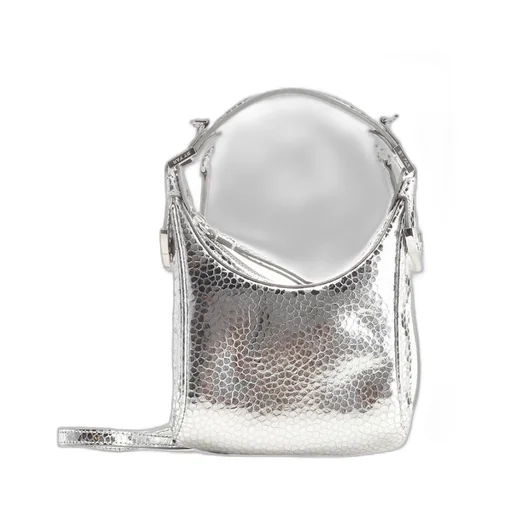 By Far Cosmo Zipped Top Handle Bag