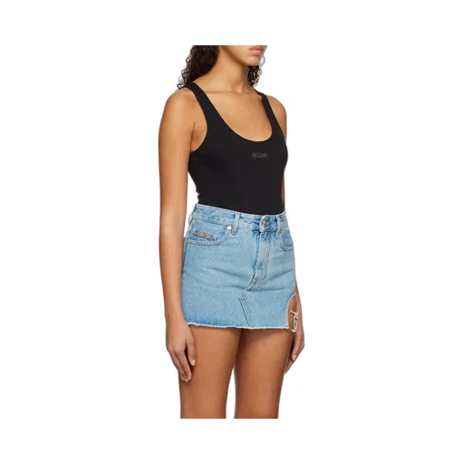 Logo-Print Sleeveless Bodysuit