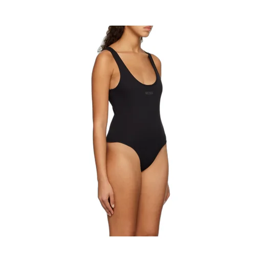 Logo-Print Sleeveless Bodysuit