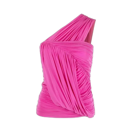 Rick Owens Edfu Gathered One-Shoulder Top