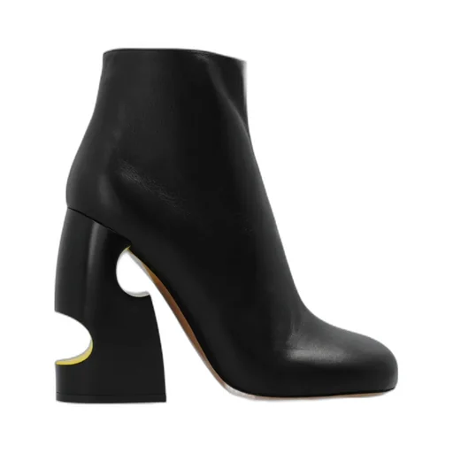 Off-White Cut-Out Zip-Up Boots