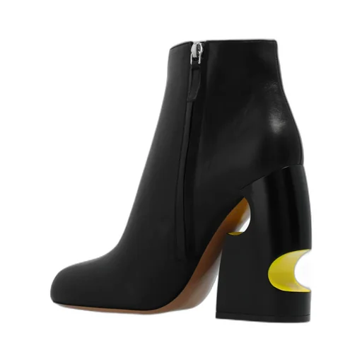 Off-White Cut-Out Zip-Up Boots
