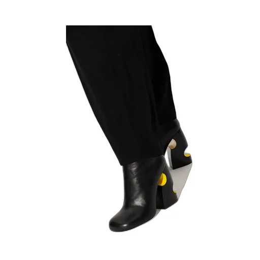 Off-White Cut-Out Zip-Up Boots