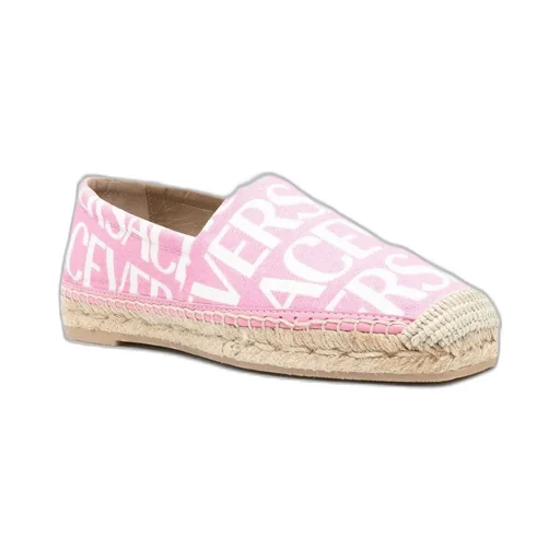 All-Over Logo Print Espadrilles