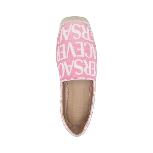 All-Over Logo Print Espadrilles