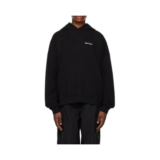 Palm Angels Logo Embroidered Hoodie