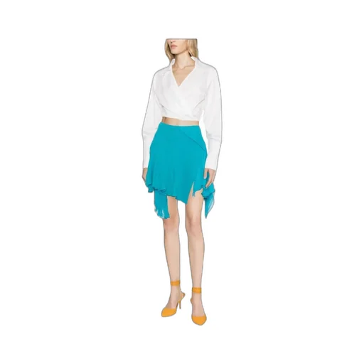 Versace Asymmetric Hem Mini Skirt