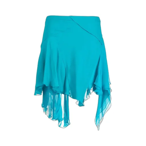 Versace Asymmetric Hem Mini Skirt