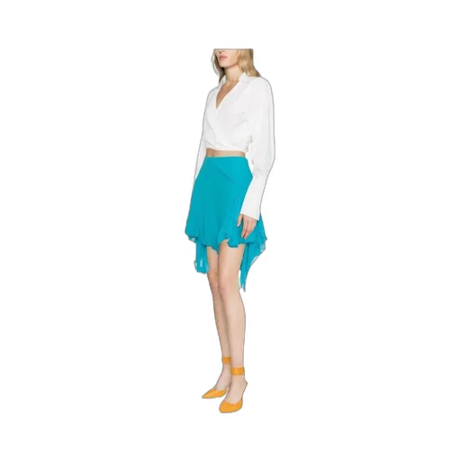 Versace Asymmetric Hem Mini Skirt