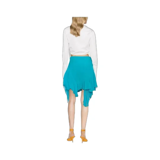 Versace Asymmetric Hem Mini Skirt