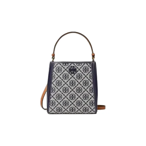 Tory Burch Mcgraw Logo Patch Bucket Bag