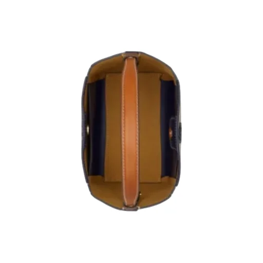 Tory Burch Mcgraw Logo Patch Bucket Bag