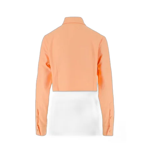 Raf Simons Frayed Hem Cropped Shirt