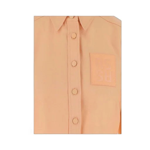 Raf Simons Frayed Hem Cropped Shirt