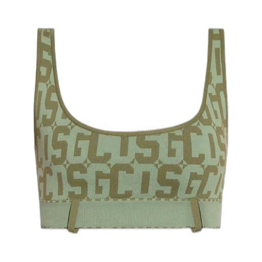 Monogram Print Sports Bra