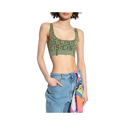 Monogram Print Sports Bra