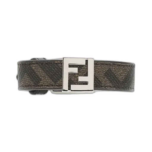 Fendi Ff Logo Pattern Bracelet