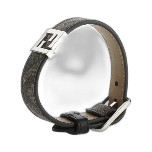 Fendi Ff Logo Pattern Bracelet