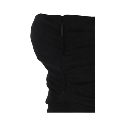 Saint Laurent One-Shoulder Draped Maxi Dress
