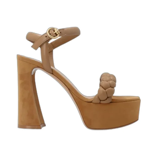 Logo High-Heeled Sandals