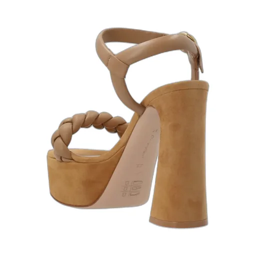 Logo High-Heeled Sandals