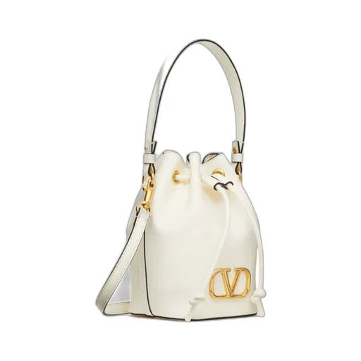Valentino Vlogo Signature Drawstring Bucket Bag