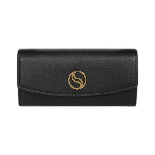Logo-Plaque Zip-Up Purse