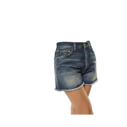 Logo Denim Shorts