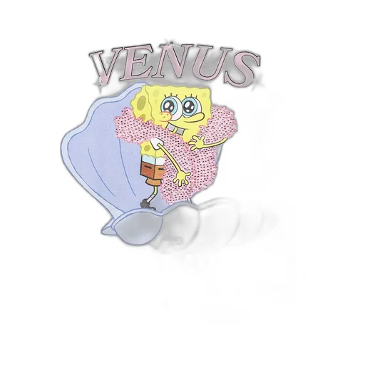 X Spongebob Venus-Print T-Shirt Dress
