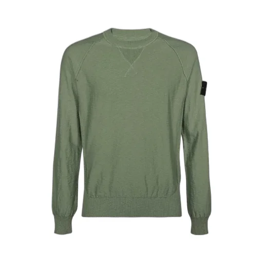 Compass-Logo Cotton-Blend Jumper