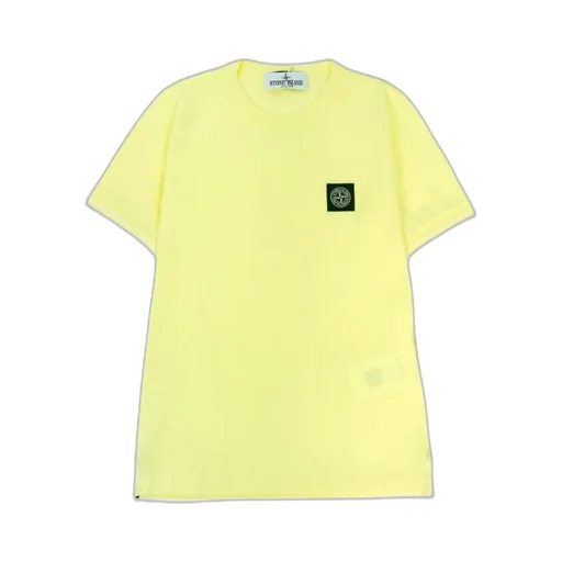 Logo-Patch Stretch-Cotton T-Shirt