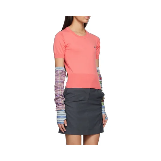 Orb Embroidered Knitted Top
