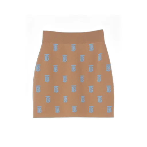 Monogram-Print Jacquard Miniskirt