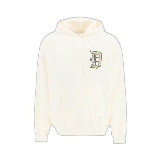 Logo-Embroidery Cotton Hoodie