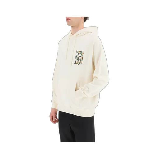 Logo-Embroidery Cotton Hoodie