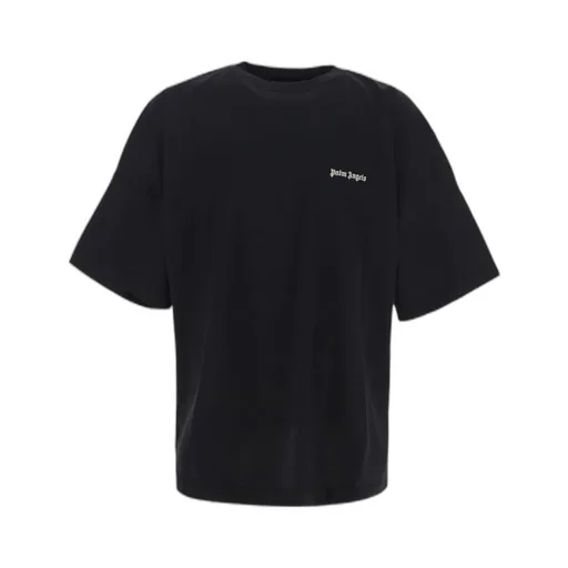 Palm Angels Logo Embroidered Crewneck T-Shirt
