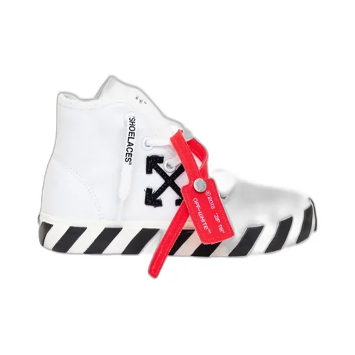 Off-White Kids Diagonal Stripe Print Lace-Up Sneakers