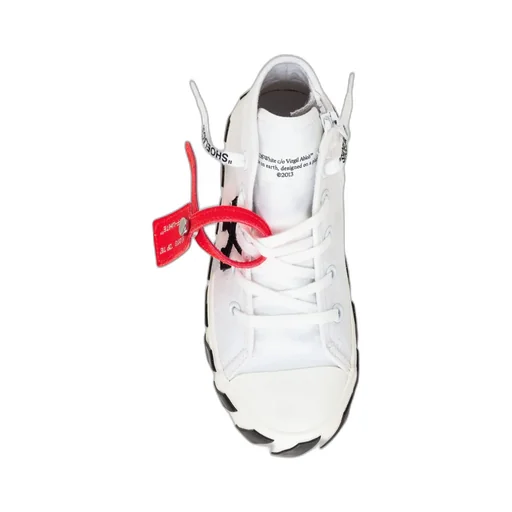 Off-White Kids Diagonal Stripe Print Lace-Up Sneakers