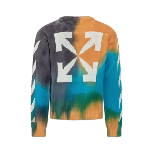 Off-White Kids Tie-Dyed Knit Jumper