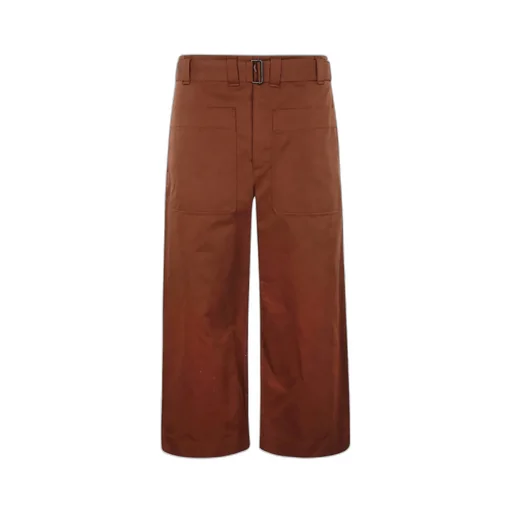 Lemaire Cropped Belted Pants
